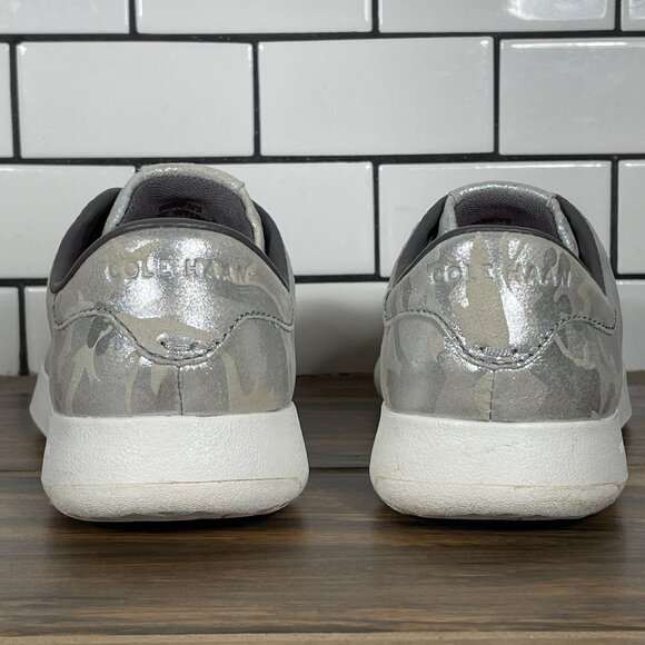 Cole Haan GrandPro Tennis Womens Size 7.5 Shoes Metallic Camo Lace Up Sneaker - Picture 5 of 13